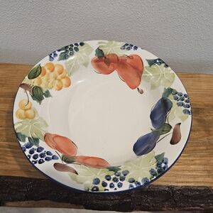 Colorful Fruit Design Ceramic Bowl